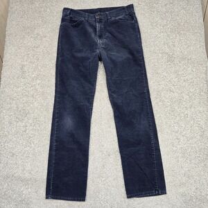 Vintage Levis Corduroy pants mens 36x32 (34x31) Faded Blue USA Made 515 Cords